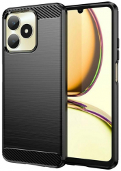 Husa Protectie pentru Realme C51 Carbon Pro Precision Fit U1035 Deep Dark 