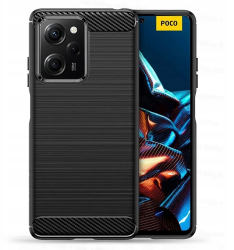 Husa Protectie pentru Xiaomi Poco X5 Pro / Note 12 Pro Carbon Grip Pro U370 Deep Dark 