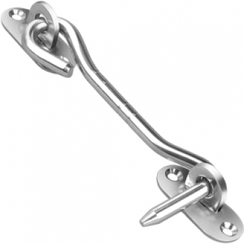 Inchizator metalic tip zavor potrivit pentru ferestre sau usi 10.5 x 3.5 cm Silver 