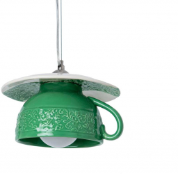 Lustra Deco Republic ARMONIE DIN LUMINA verde E27 