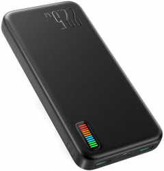 Powerbank Extern 2xUSB Silicon Type-C Micro-USB 22.5W 10000mAh Z92 Negru 