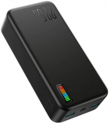 Powerbank Extern 2xUSB Silicon Type-C Micro-USB 22.5W 30000mAh Z96 Negru 