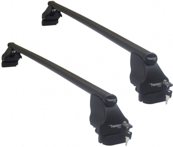 Set 2 Bare Portbagaj Transversale Dedicate din Otel Compatibile cu Opel Zafira B 2008-2011 Mpv cu Sistem Antifurt cu Cheie 