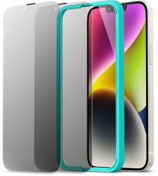 Set 2 folii privacy de protectie compatibila cu iPhone 13/13 Pro/14 Transparent 