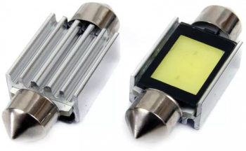 Set becuri LED CANBUS sofit compatibil C5W 3xCOB 39mm Alb 12V 