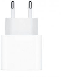 Set incarcator pentru iPhone incarcare rapida + cablu de date USB-C - Lightning 18 W Alb 