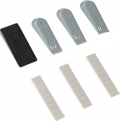 Set opritoare de usi din plastic heavy duty 7 piese Multicolor 