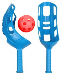 Set palete cu minge pentru copii pentru exterior plastic Multicolor