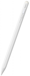 Stylus Pen pentru iPad Silicon Activ Capacitiv Palm Rejection Tilt Smooth Writing 2 Series T129 Alba 