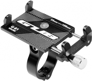 Suport ajustabil pentru telefon montare pe ghidon bicicleta marime intre 55 si 100 mm Black 