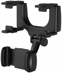 Suport auto pentru dispozitive mobile Rotire 360 de Grade Ajustabil Black 