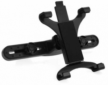 Suport auto reglabil pentru tableta cu rotatie 360 de grade montare pe tetiera culoare neagra de calitate superioar 