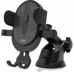 Suport auto XO-C60 pentru dispozitive de 4-6 inch montare pe grila de ventilatie gravitational Negru 