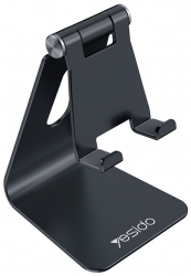 Suport Birou Tableta/Telefon Aluminiu Folding Feature T629 Negru 