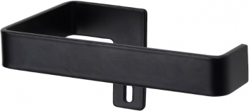 Suport de baie pentru hartie igienica prindere in perete 13x8x6 otel Negru 