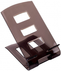 Suport de birou ABS pentru telefon culoare neagra 