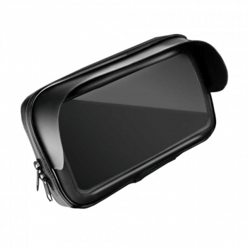 Suport ergonomic pentru telefon cu montare pe ghidonul motocicletei sau bicicletei compatibil cu ecranele de 5.5 pana la 6.3 inch culoare 