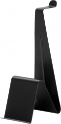 Suport metalic universal pentru telefon tableta si casti - Negru 