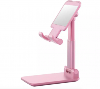 Suport pliabil pentru telefon sau tableta Roz 