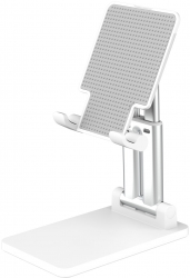 Suport pliabil XO-C59 pentru dispozitive mobile cu brat extensibil si doc de incarcare Alb 