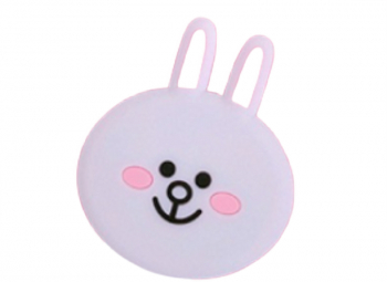 Suport PopGrip pentru telefon sau tableta dimensiune 1.9 x 2 x 0.25 inch White Bunny 