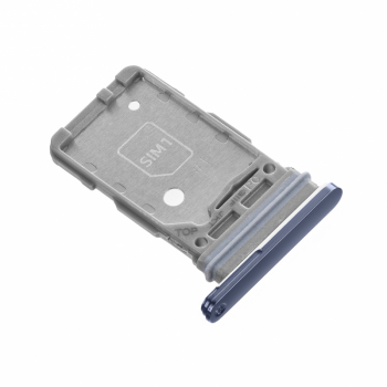 Suport SIM compatibil cu Samsung Galaxy S21 5G / S21+ 5G Dual Sim metal Albastru
