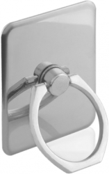 Suport universal cu rotire 360 de grade pentru dispozitive mobile inel metalic Argintiu 