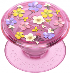 Suport Universal Telefon Policarbonat PopGrip Z582 Translucent Ditsy Floral 