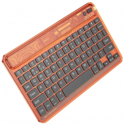 Tastatura Wireless Bluetooth 500mAh Transparent Discovery Edition S762 Citrus Color 