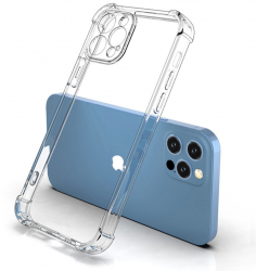 Husa Cu Grad Ridicat de Protectie pentru iPhone 12 Pro Max Stylish Look Y210 Siliciu Crystal Clear 