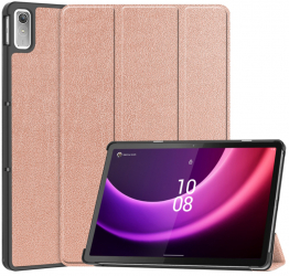 Husa Cu Grad Ridicat de Protectie pentru Tableta Lenovo Tab P11 Gen 2 11.5 Slim Protector FoldPro N81 Nanotextil Rose Gold 