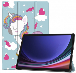 Husa Cu Grad Ridicat de Protectie pentru Tableta Samsung Galaxy Tab S9/S9 FE Impact Safe FoldPro N52 Nanotextil Unicorn 