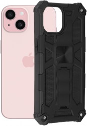 Husa Cu Grad Ridicat de Protectie pentru iPhone 15 Elite Content B1526 Thermoresistant plastic Intense Darkness 