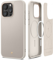 Husa Protectie pentru iPhone 15 Pro Lightweight Cyrill Kajuk MagSafe G434 Nanotextil Cream 