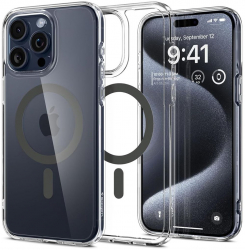 Husa Protectie pentru iPhone 15 Pro Max Xtreme Armor Ultra Hybrid MagSafe G372 Silicon Flex Carbon Fiber 