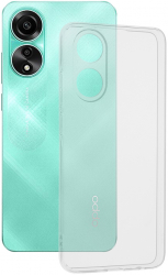Husa Protectie pentru Oppo A78 4G Grip Pro Clear Silicone G237 Termoplastic Transparenta 