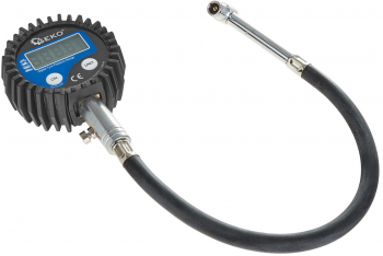 Manometru electric cu furtun pentru umflare anvelope afisaj digital Geko G01273 