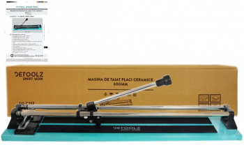 Masina de taiat placi ceramice Detoolz 600mm lungime de lucru 12 mm grosime de taiere 