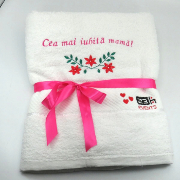 Prosop brodat cadou - Cea mai iubita Mama - ILIF401021 - 23h Events 