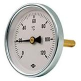 Termometru bimetal Jako 1/2 spate 100 mm lungime ax 300 mm 0-120° 2331000700&