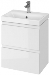 Baza si lavoar CS9731 suspendat sertare alb 50x39.7x62 cm 