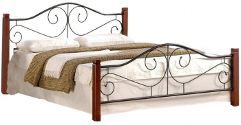 Pat HM Violetta 160x200 negru/cires
