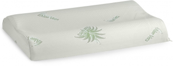 Perna Ergonomica Aloe Vera cu memory 72 x 42 