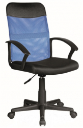 Scaun birou SL Q702 Albastru/Negru 