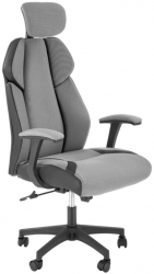 Scaun directorial HM Chrono ergonomic stofa gri/negru 