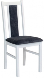 Scaun living DM14 Boston alb/gri 40x43x96 cm 