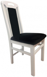Scaun living SB Tim alb/negru 40x43x96 cm 