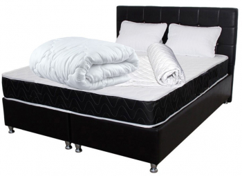 Set Avantaj Saltea superortopedica LUNA +2 perne 50x70 +Husa hipoalergenica +Pilota microfibra iarna 200x200 180x200x20 