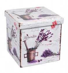 Taburete cu spatiu de depozitare Design 38 x 38 Lavanda New 