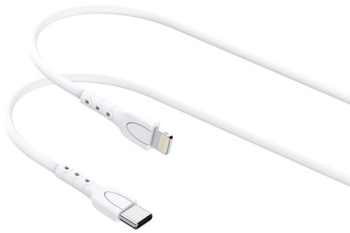 Cablu Type-C la Tip Lightning Lemontti LEMCTYCLH2A 1.2m Alb — imaginea 2